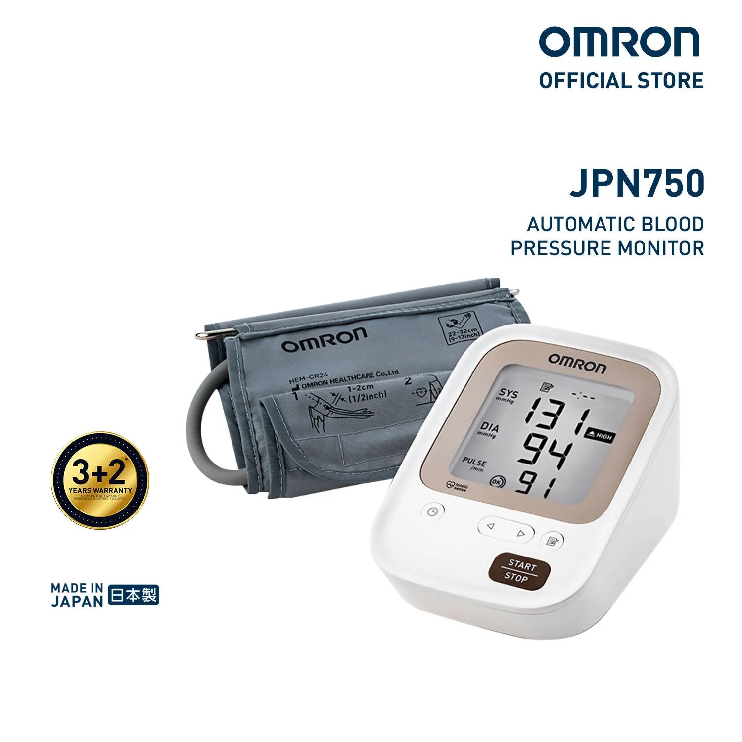 OMRON JPN-750 Automatic Blood Pressure Monitor