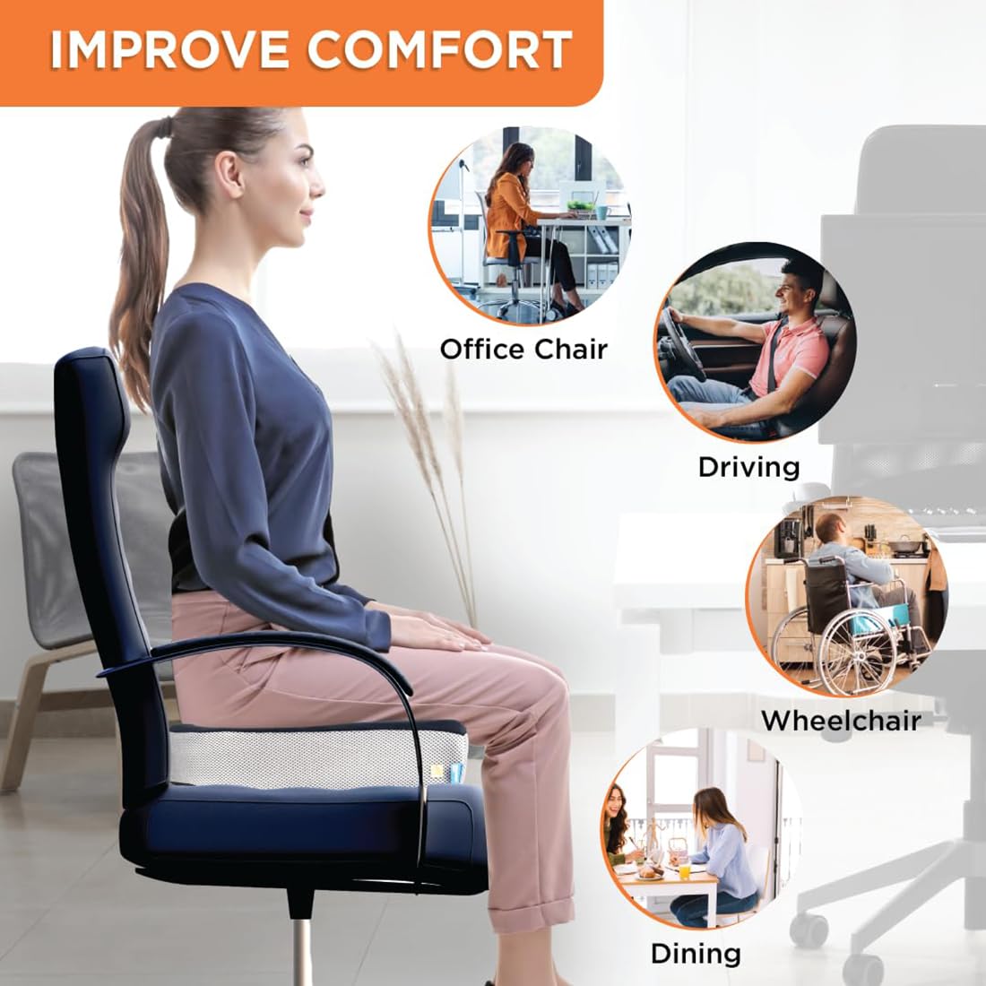 Vissco Orthopaedic Coccyx Cushion Seat | Universal