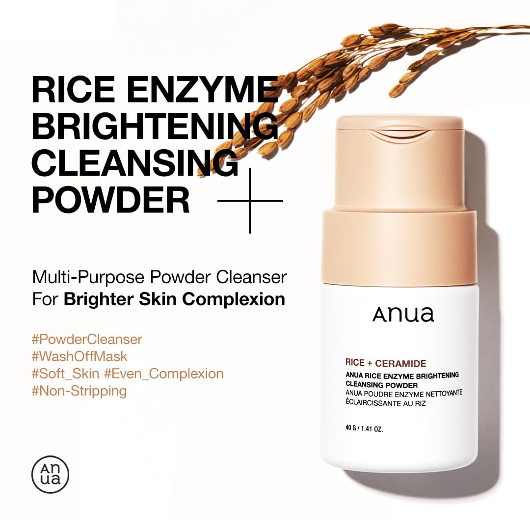 ANUA RICE ENZYME BRIGHTENING CLEANSING POWDER | 40g