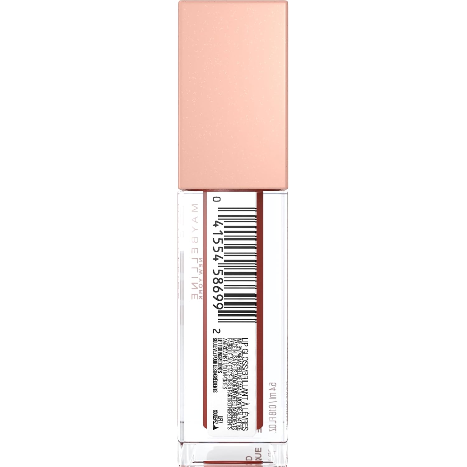 Maybelline Lifter Gloss - Rust | Hydrating & High-Shine Lip Gloss