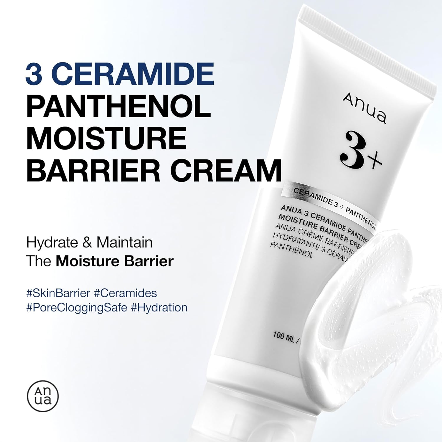 ANUA 3 Ceramide Panthenol Moisture Barrier Cream | 100ml