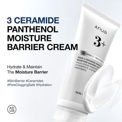 ANUA 3 Ceramide Panthenol Moisture Barrier Cream | 100ml