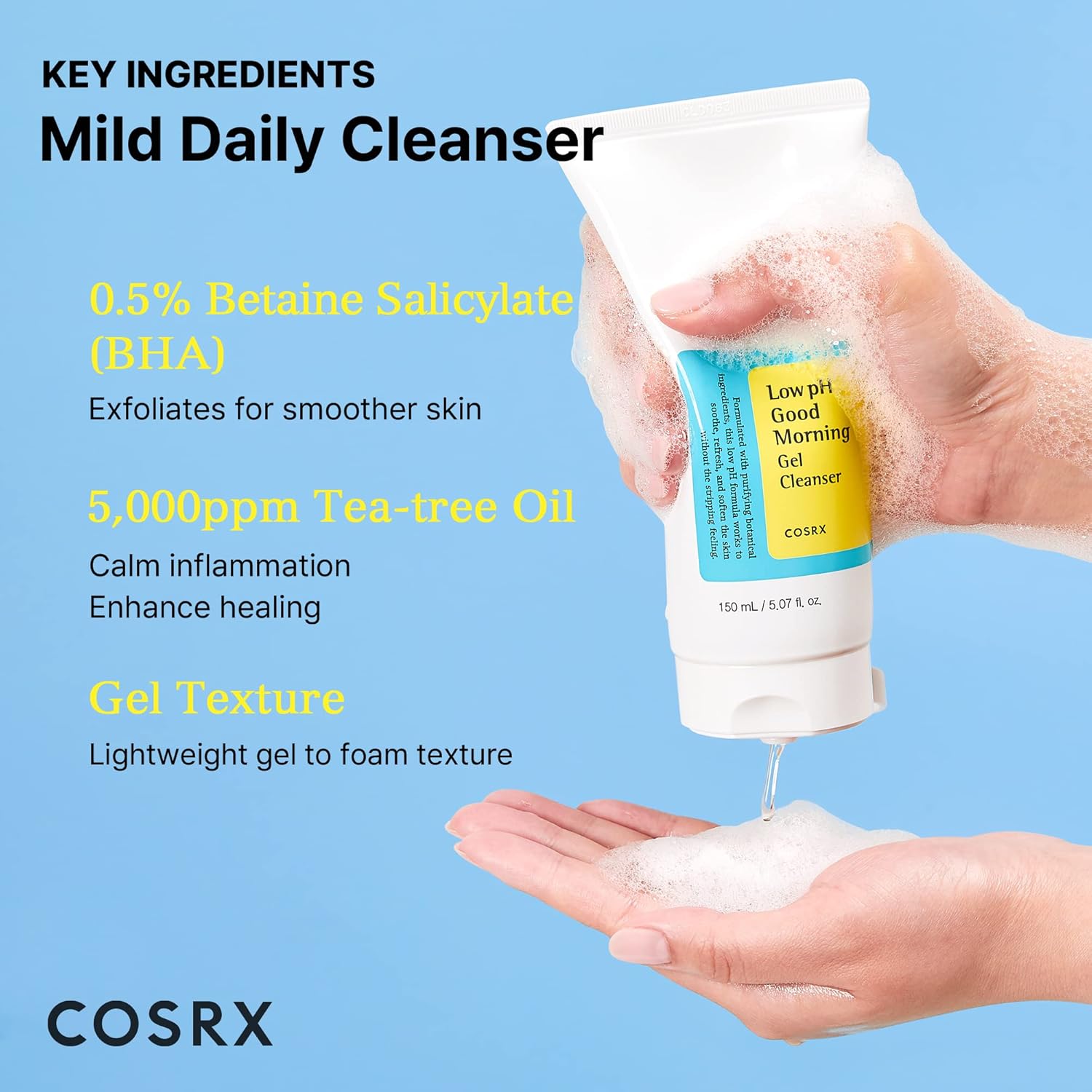 COSRX Low pH Good Morning Gel Cleanser | 150ml