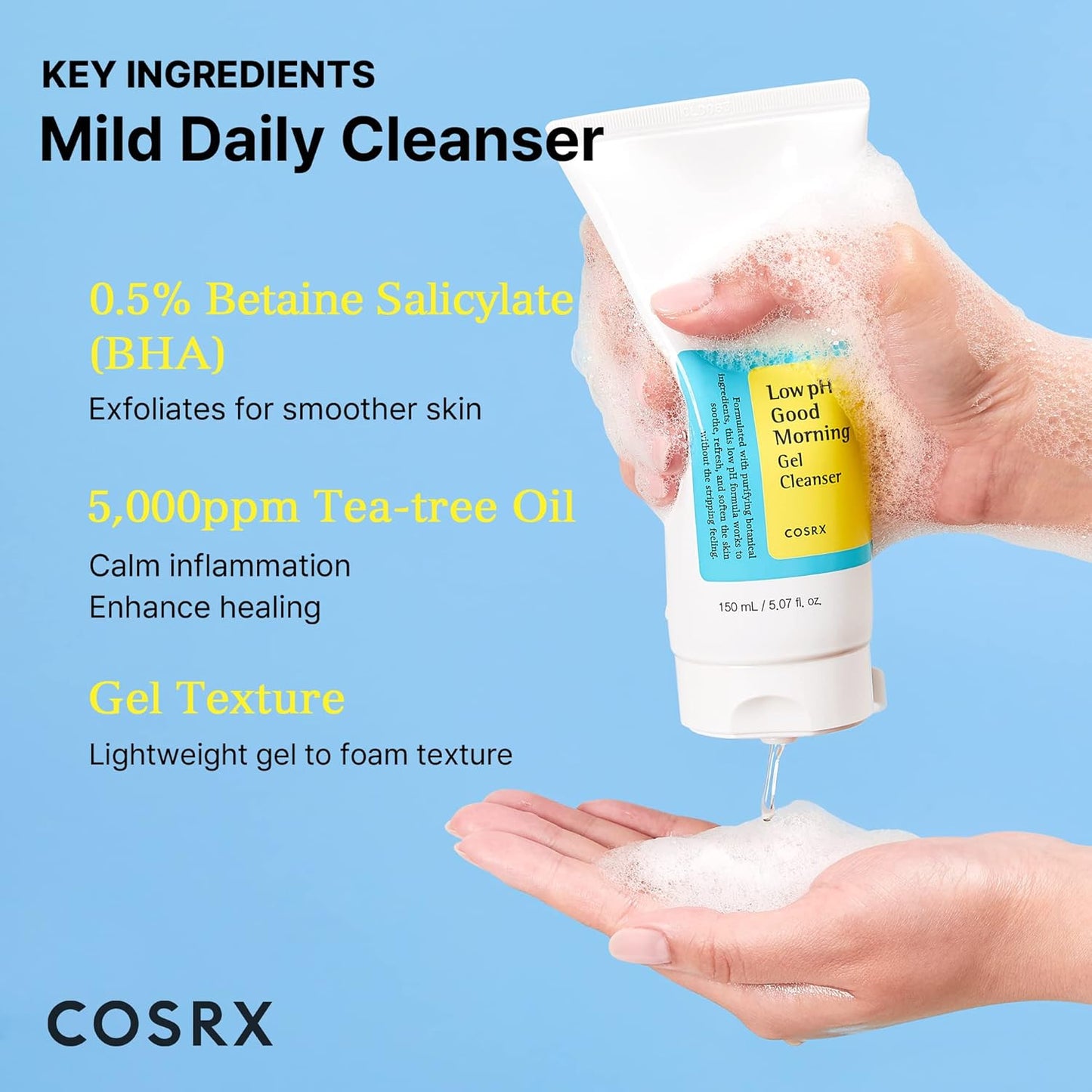 COSRX Low pH Good Morning Gel Cleanser | 150ml