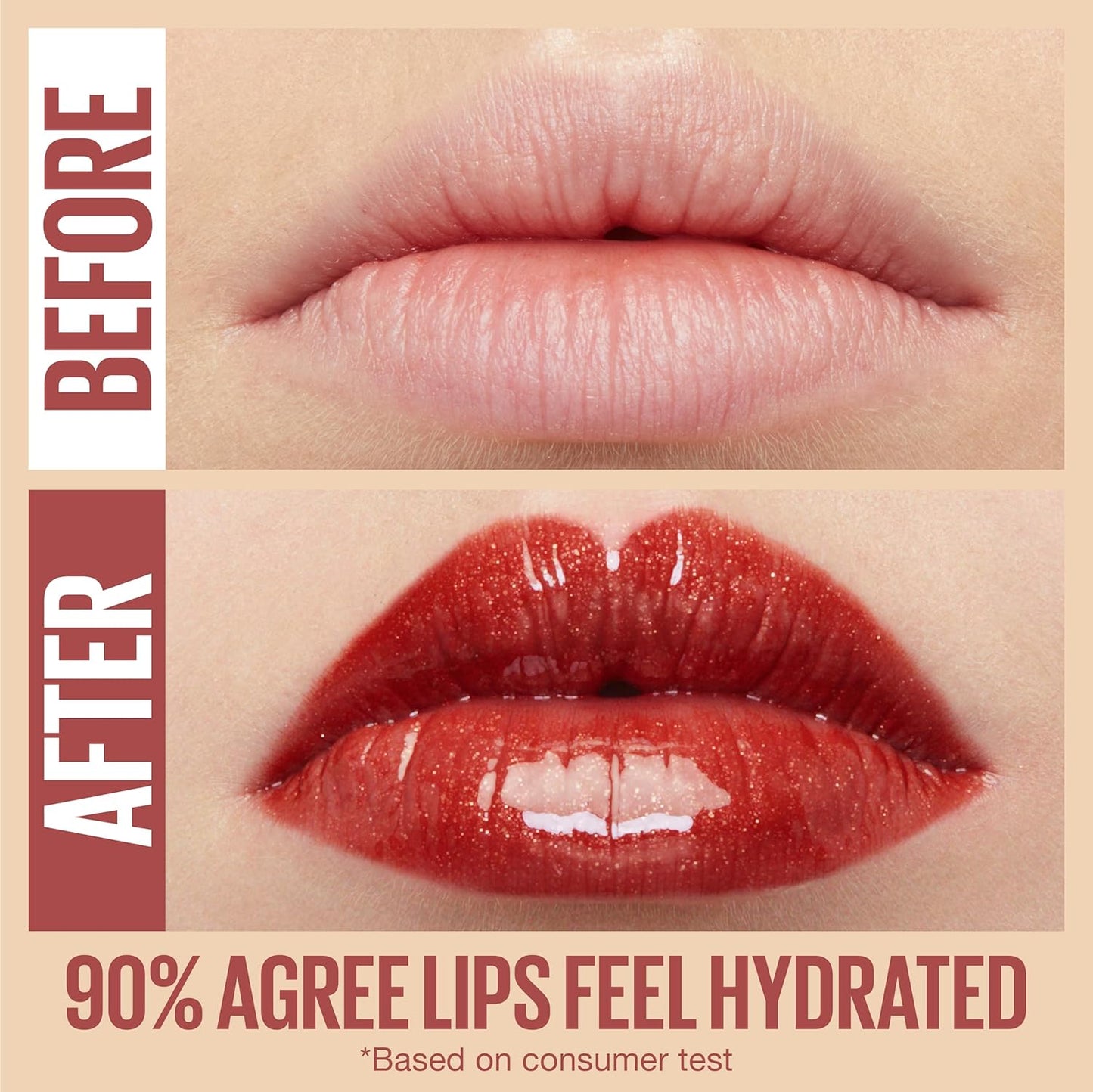 Maybelline Lifter Gloss - Rust | Hydrating & High-Shine Lip Gloss