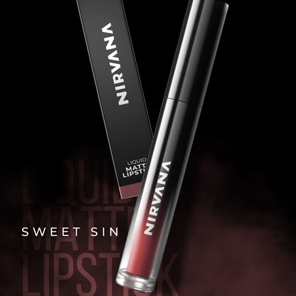 Nirvana Color Liquid Matte Lipstick - Sweet Sin L06