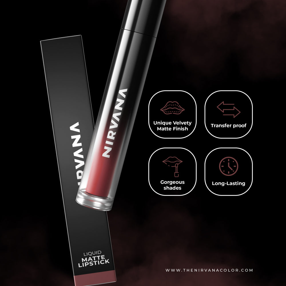 Nirvana Color Liquid Matte Lipstick - Sweet Sin L06