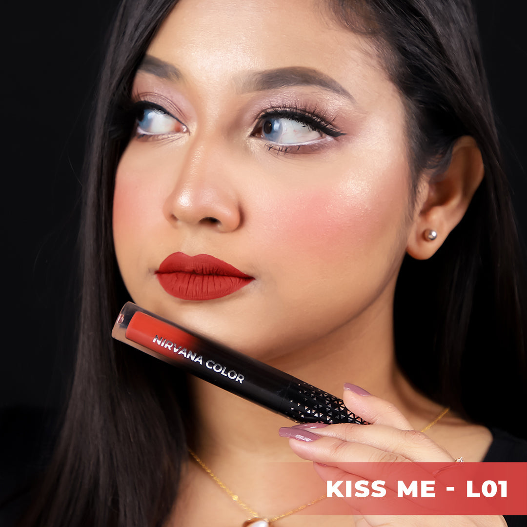 Nirvana Color Liquid Matte Lipstick - Kiss Me L01