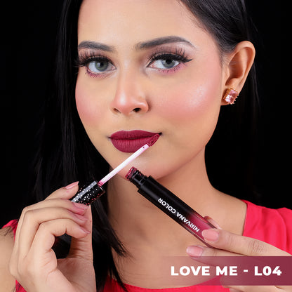 Nirvana Color Liquid Matte Lipstick - Love Me L04