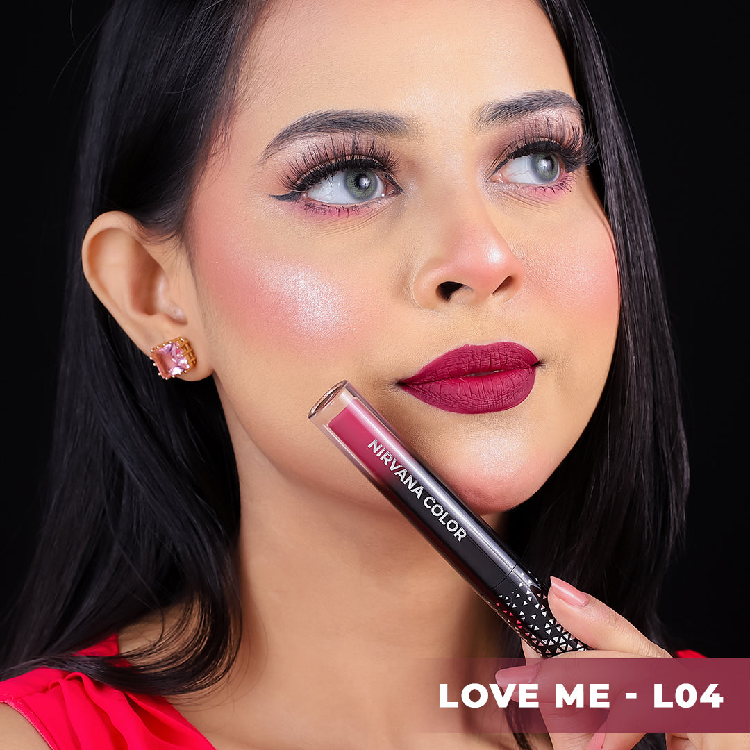 Nirvana Color Liquid Matte Lipstick - Love Me L04