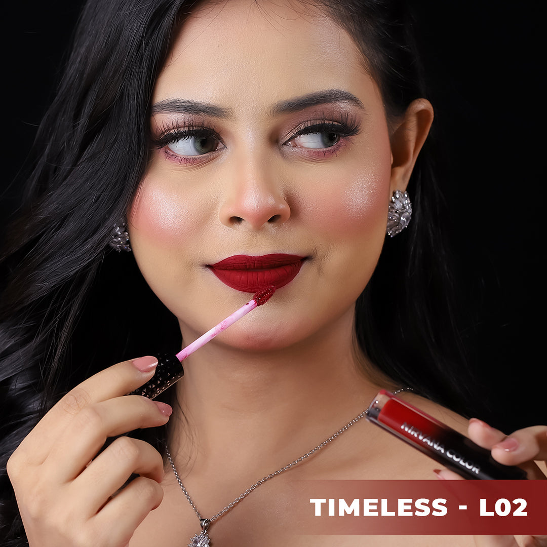 Nirvana Color Liquid Matte Lipstick - Timeless L02