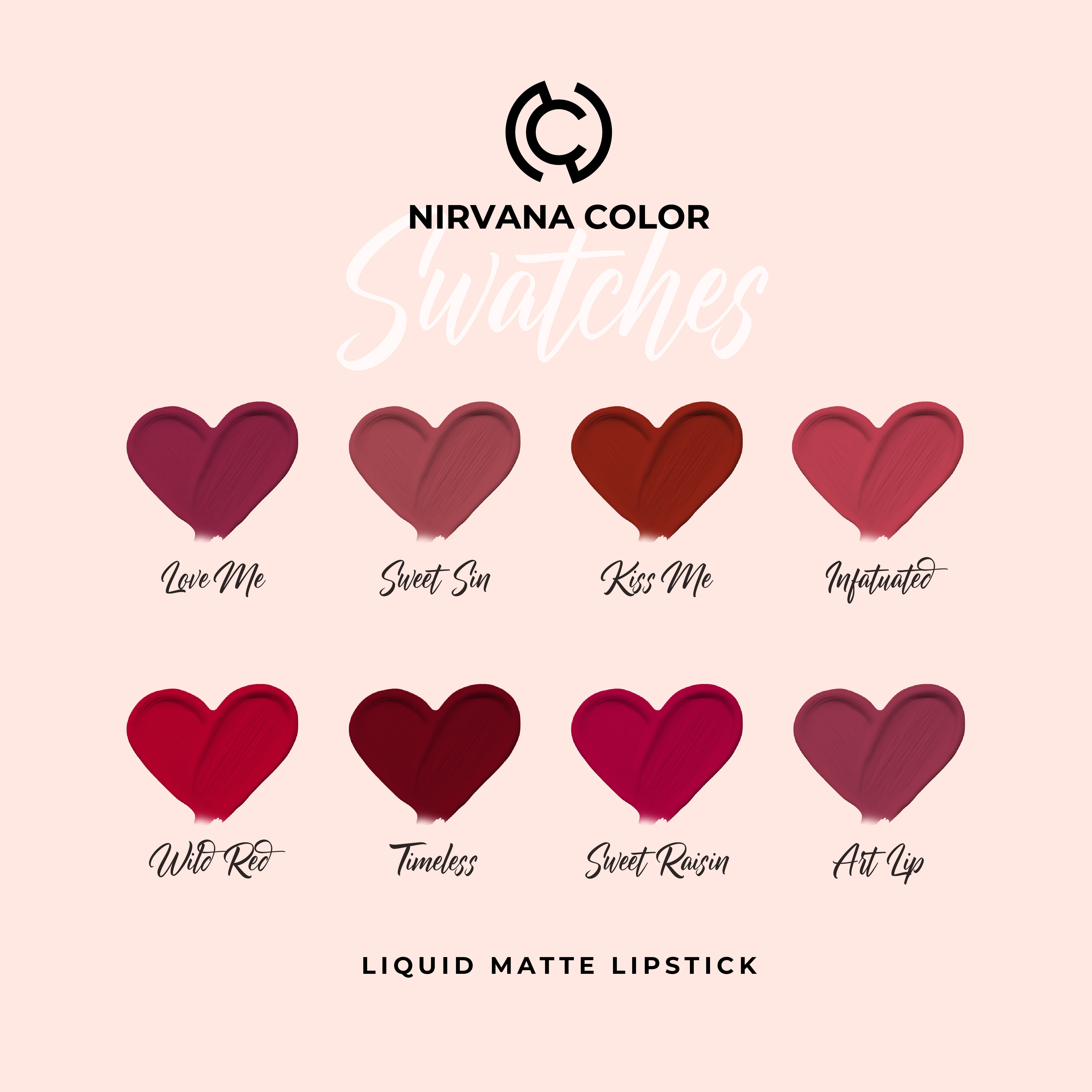 Nirvana Color Liquid Matte Lipstick - Sweet Raisin L05